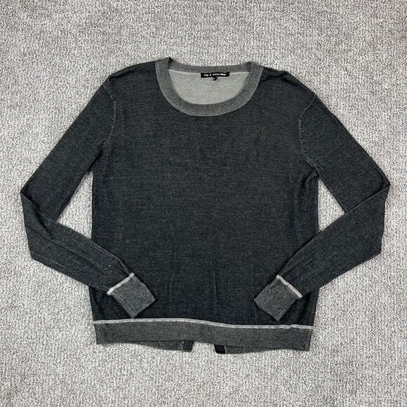 Rag & Bone JEAN Sweater Womens XS Pullover Lightweight Capsule Basic Knit - Picture 1 of 7